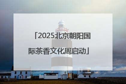 2025北京朝阳国际茶香文化周启动