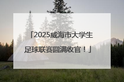 2025威海市大学生足球联赛圆满收官！