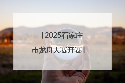 2025石家庄市龙舟大赛开赛