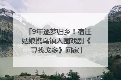 9年逐梦归乡！宿迁姑娘携乌镇入围戏剧《寻找戈多》回家